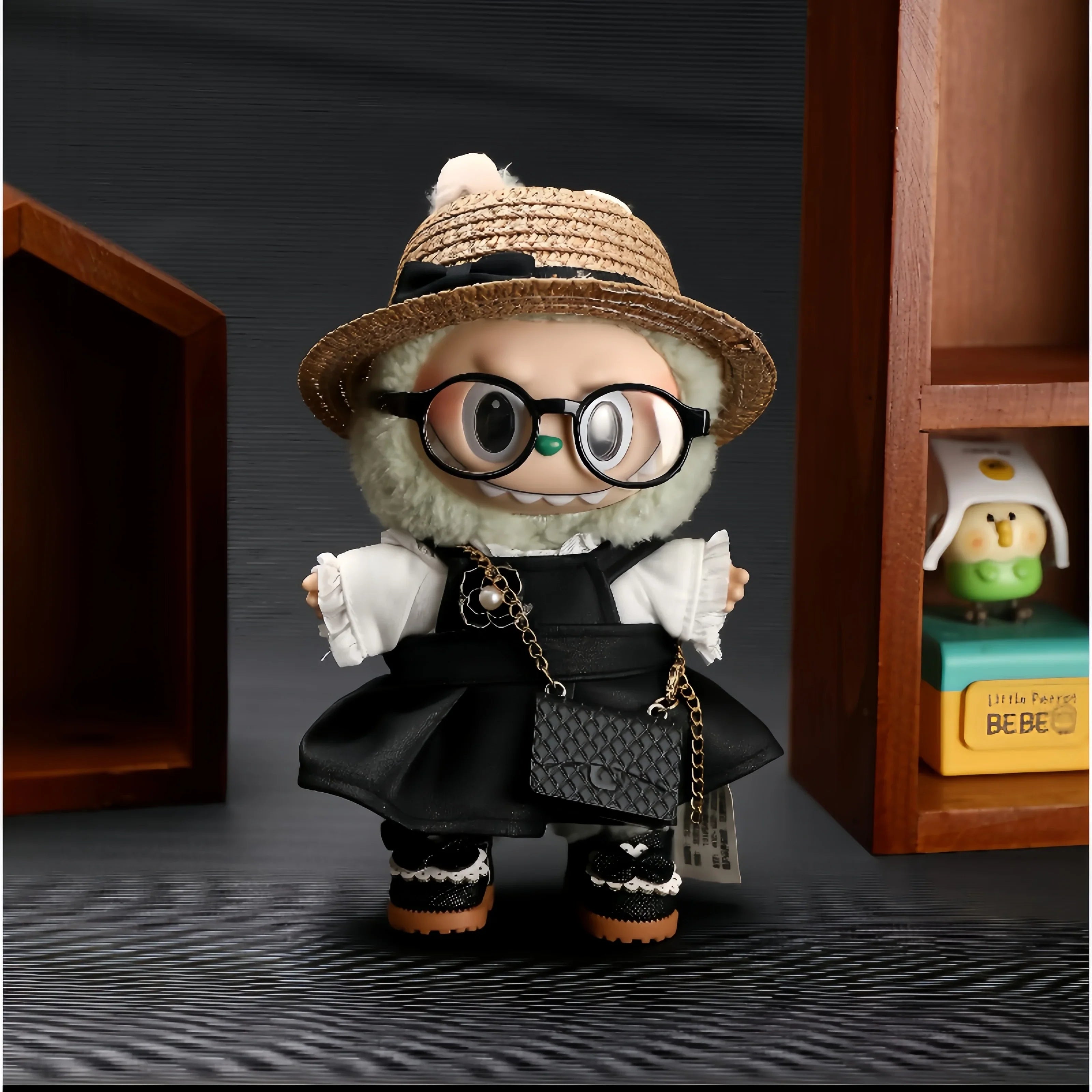 Pop Mart Labubu 1/2/3 Gen Doll Clothes Little Chanel Style 6-Piece Set (Clothes Only) - INNZEA OFFICIAL