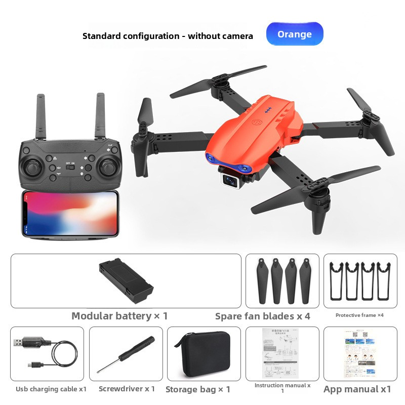 E99 Foldable Drone with Dual HD Cameras, 3-Side Obstacle Avoidance, Aerial Photography RC Quadcopter Toy