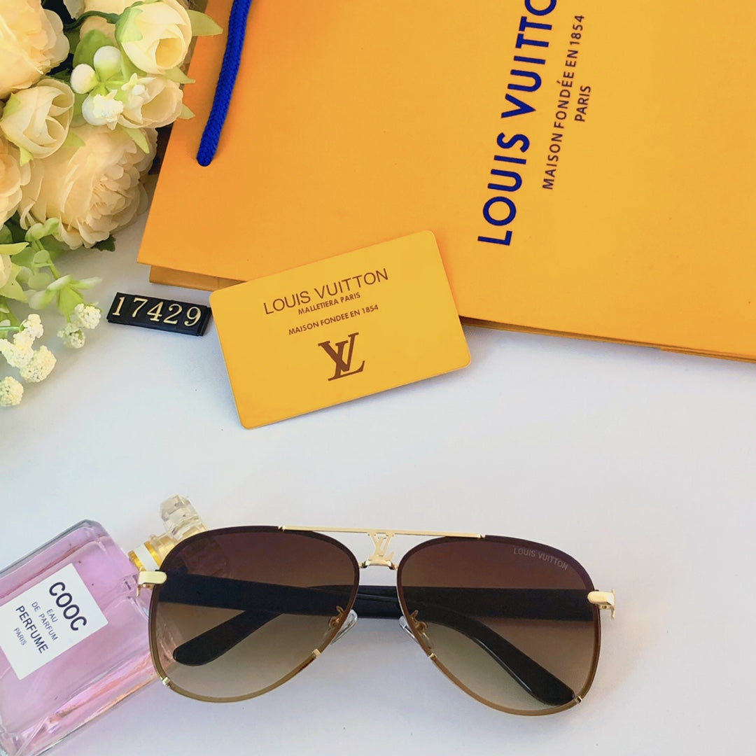 LV popular printed sunglasses-185