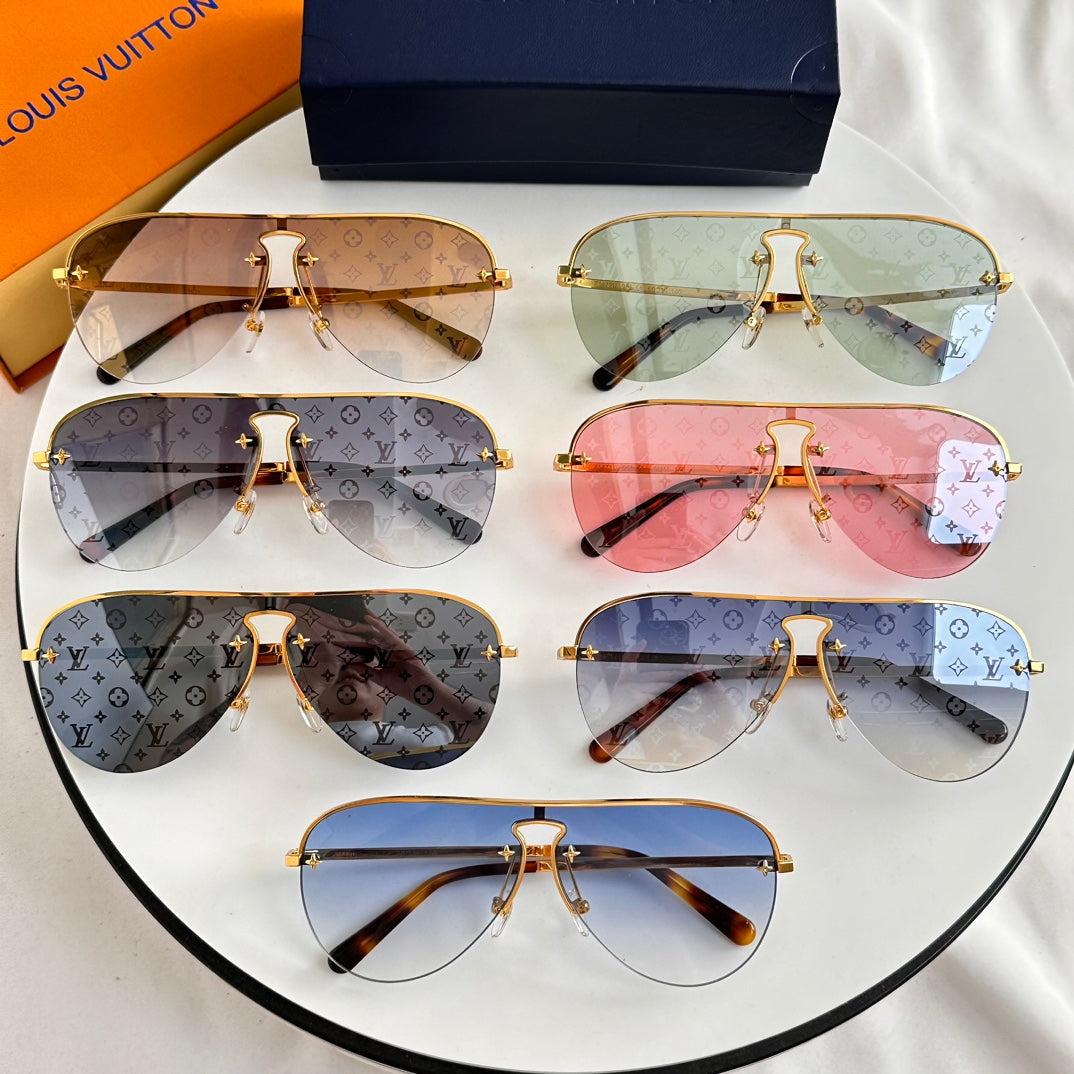 LV popular printed sunglasses-193