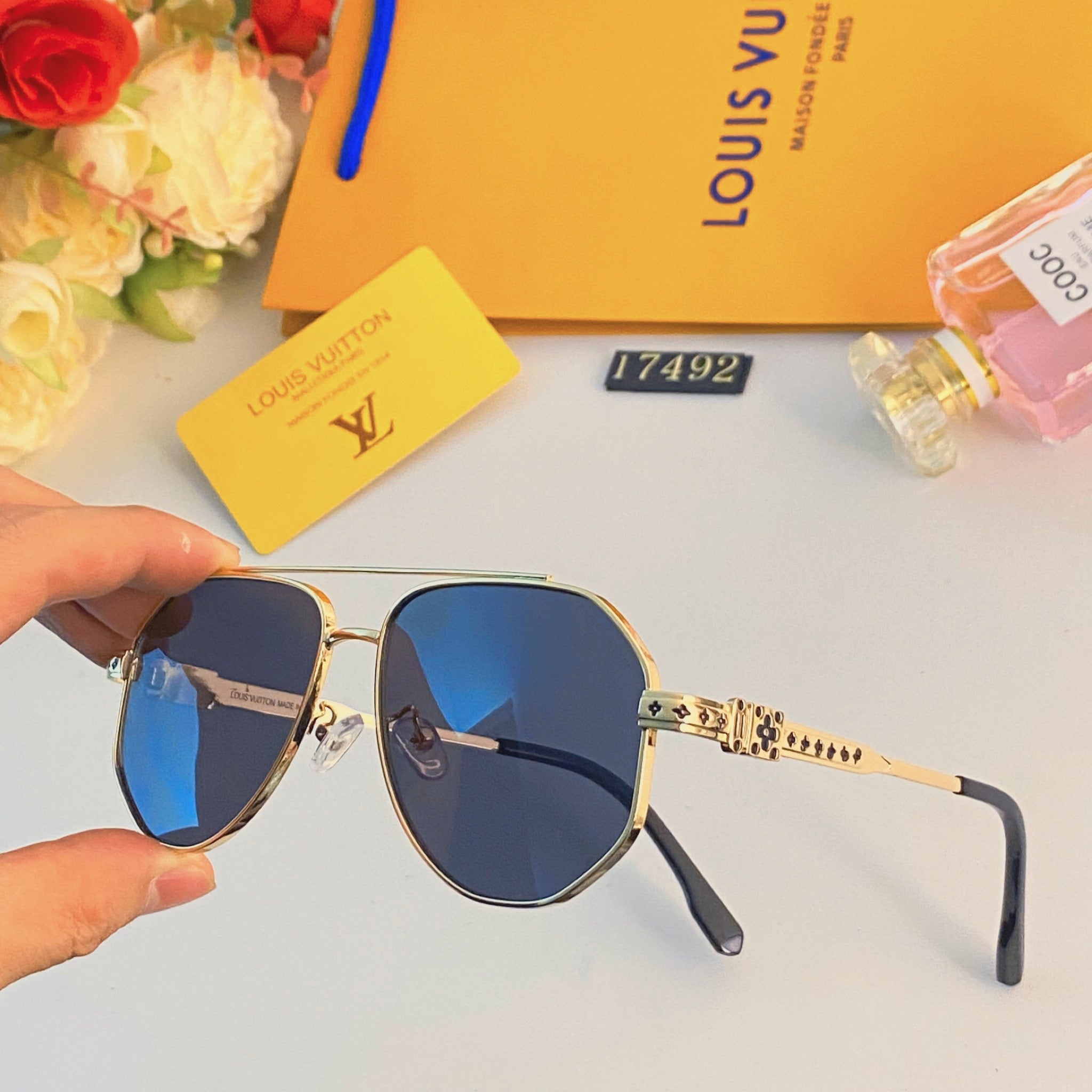 LV popular printed sunglasses-205