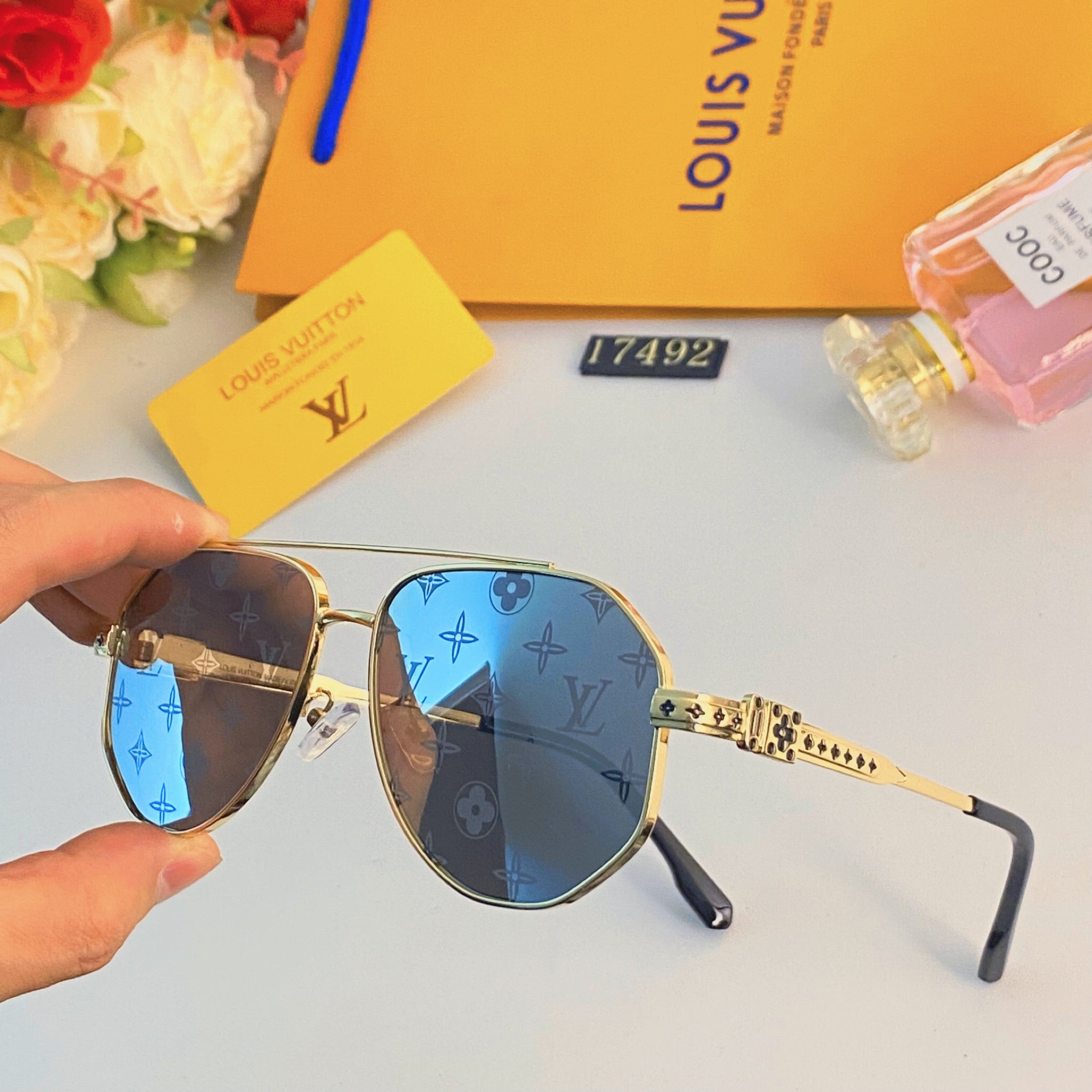 LV popular printed sunglasses-205