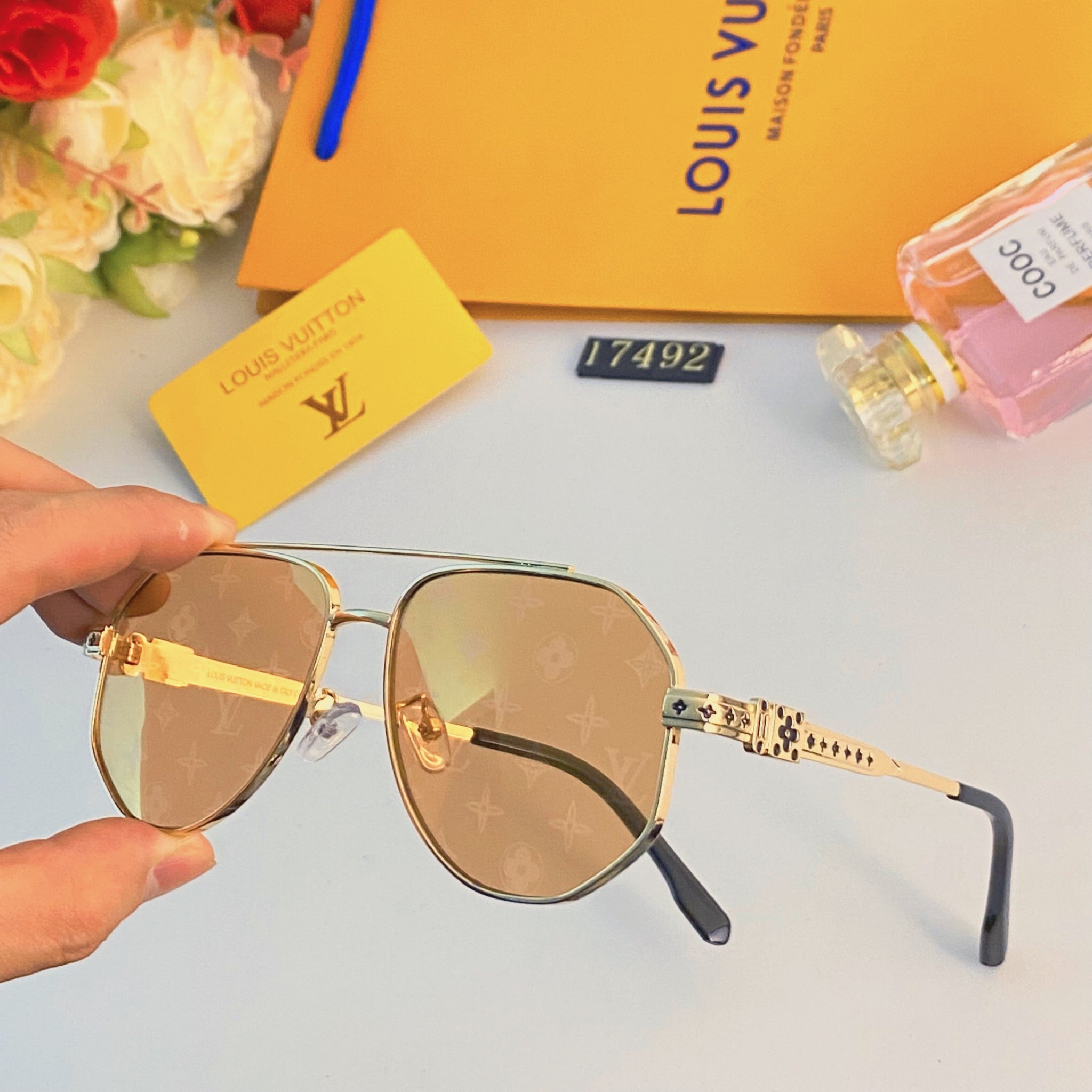 LV popular printed sunglasses-205
