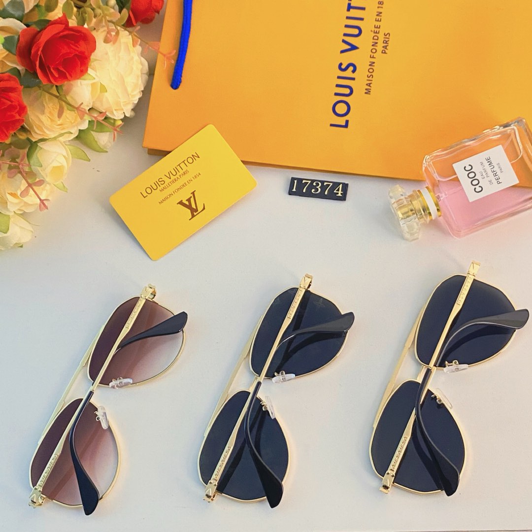 LV popular printed sunglasses-227