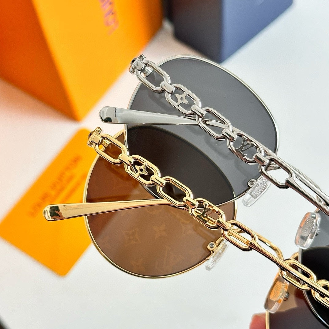LV popular printed sunglasses-228