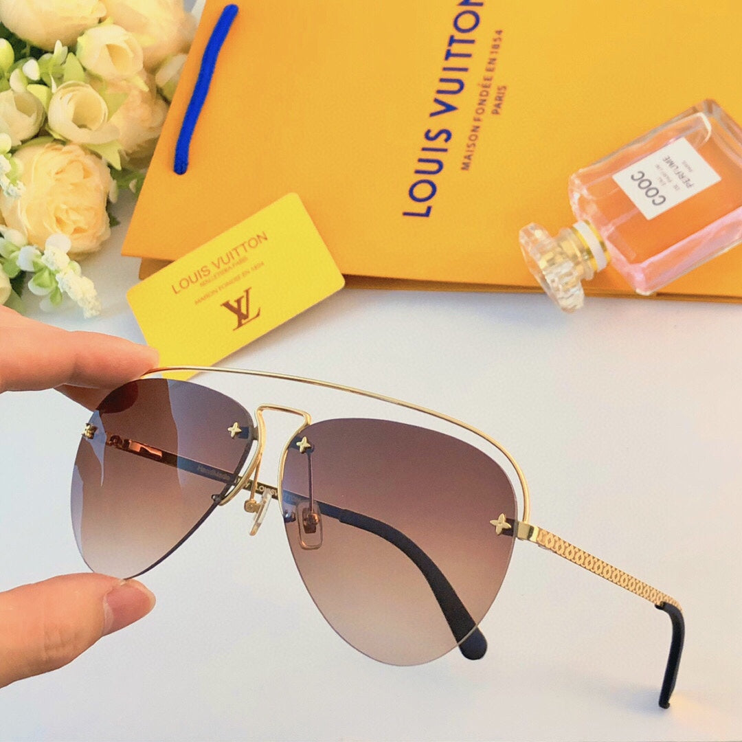 LV popular printed sunglasses-231