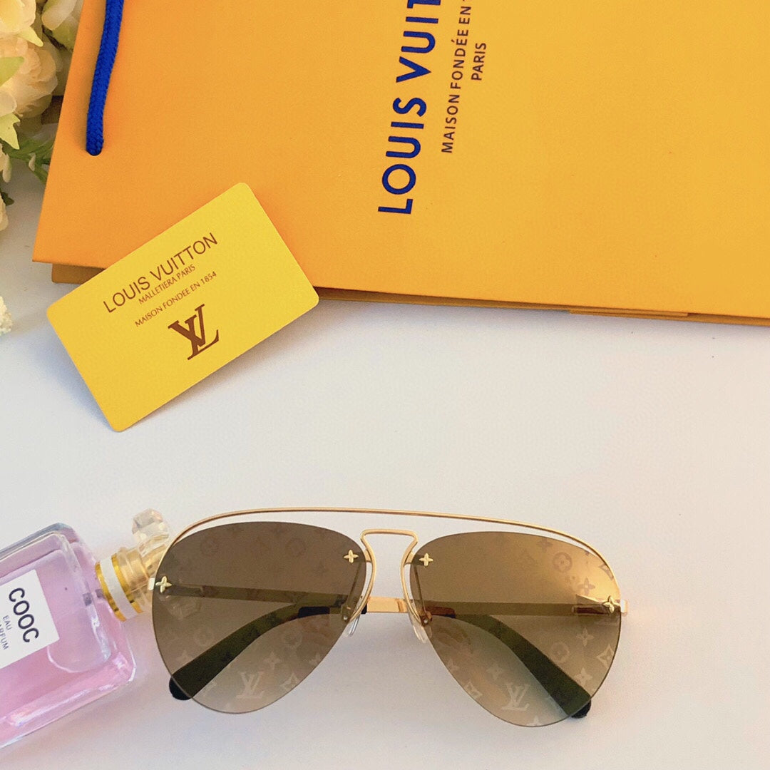 LV popular printed sunglasses-231