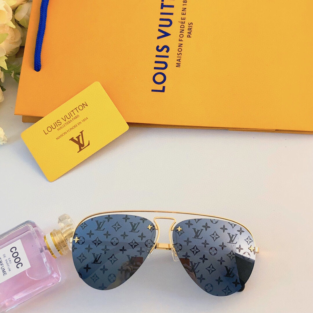 LV popular printed sunglasses-231