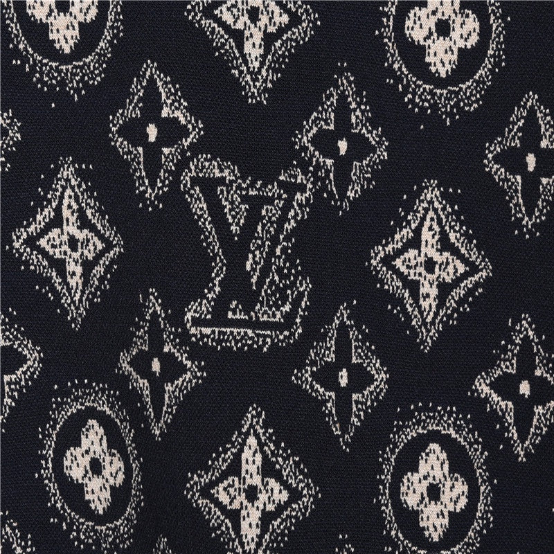 Louis Vuitton 23FW Monogram Tracksuit Jacket – Classic Full-Print Patchwork Design