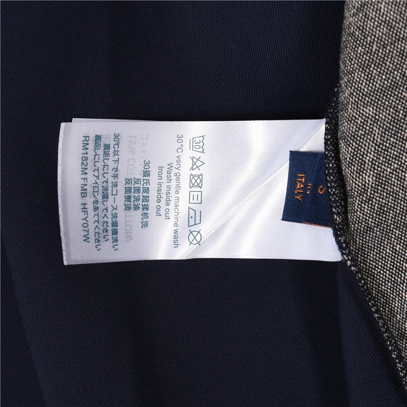 Louis Vuitton 23FW Monogram Tracksuit Jacket – Classic Full-Print Patchwork Design
