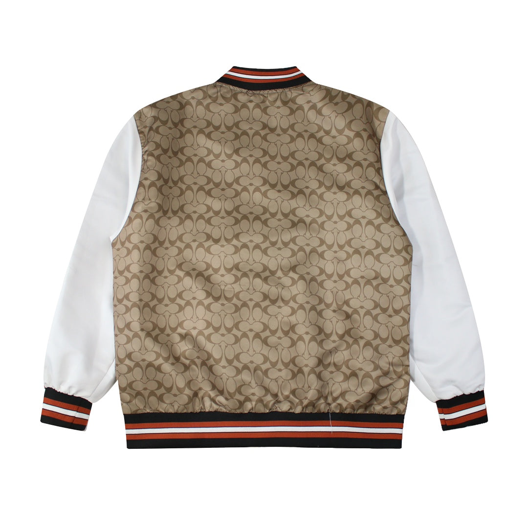 Gucci Monogram Logo Print Jacket – Vintage-Inspired Unisex Outerwear