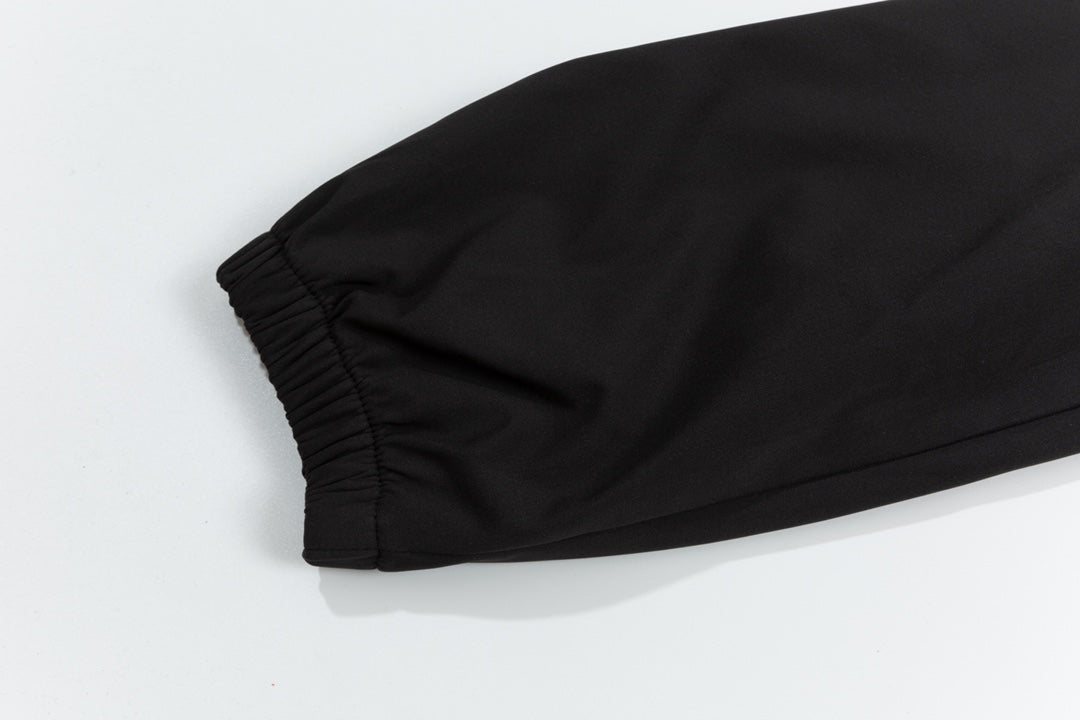 Fendi FW Thick Double-Layer Patchwork Jacket – Premium Black Memory Fabric