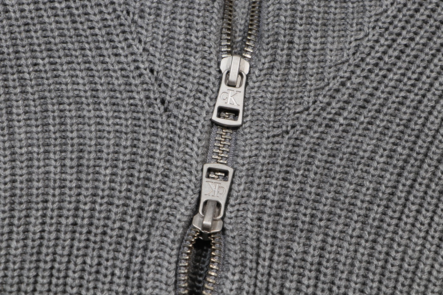 Calvin Klein Knit Zip Cardigan Jacket – Unisex Heavyweight Sweater (S420)