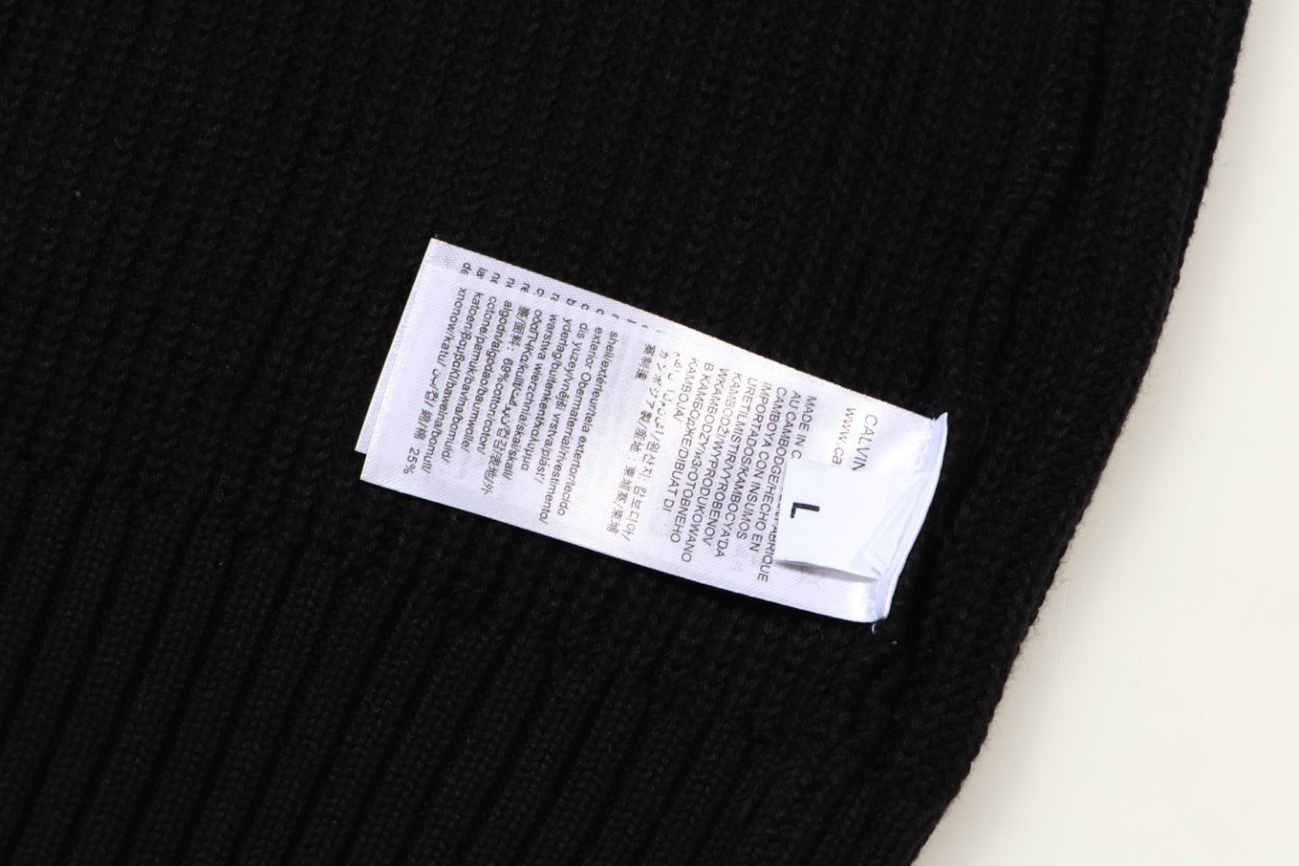 Calvin Klein Knit Zip Sweater Jacket – Unisex Heavyweight Cardigan (S420)
