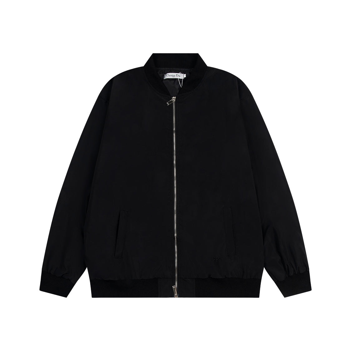 DIOR 2023SS CD Embroidered Back Script Bomber Jacket – Unisex Casual Outerwear (T40)
