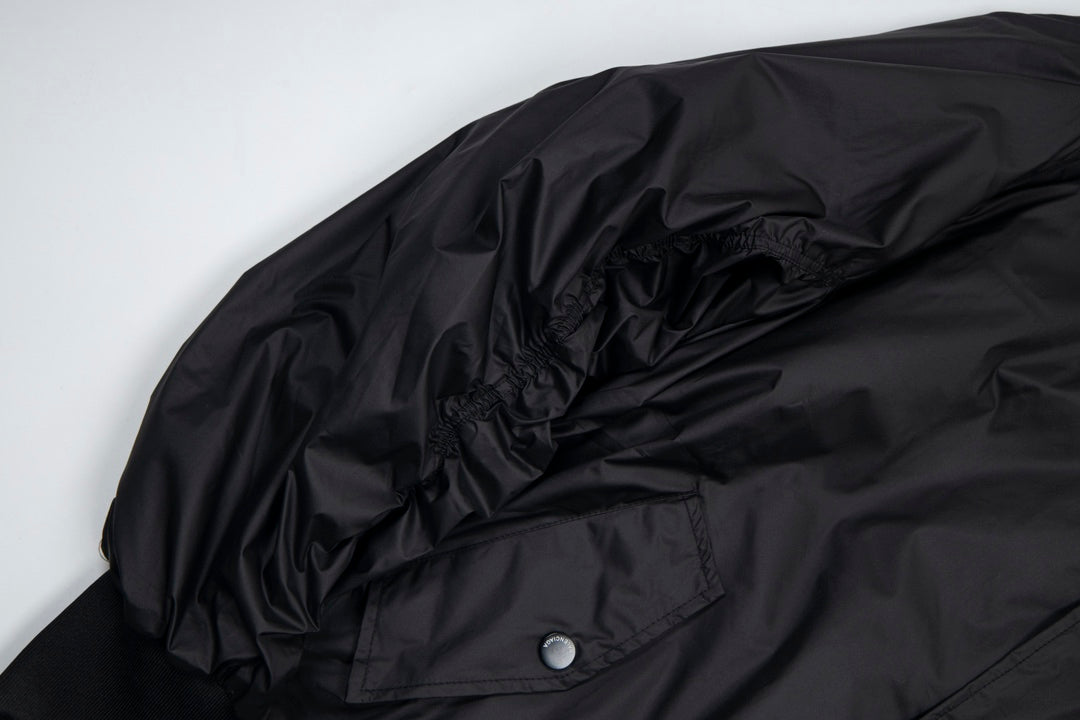 Balenciaga 2024 Embroidered Jacket – Unisex Spring/Fall Oversized Outerwear (0A4)