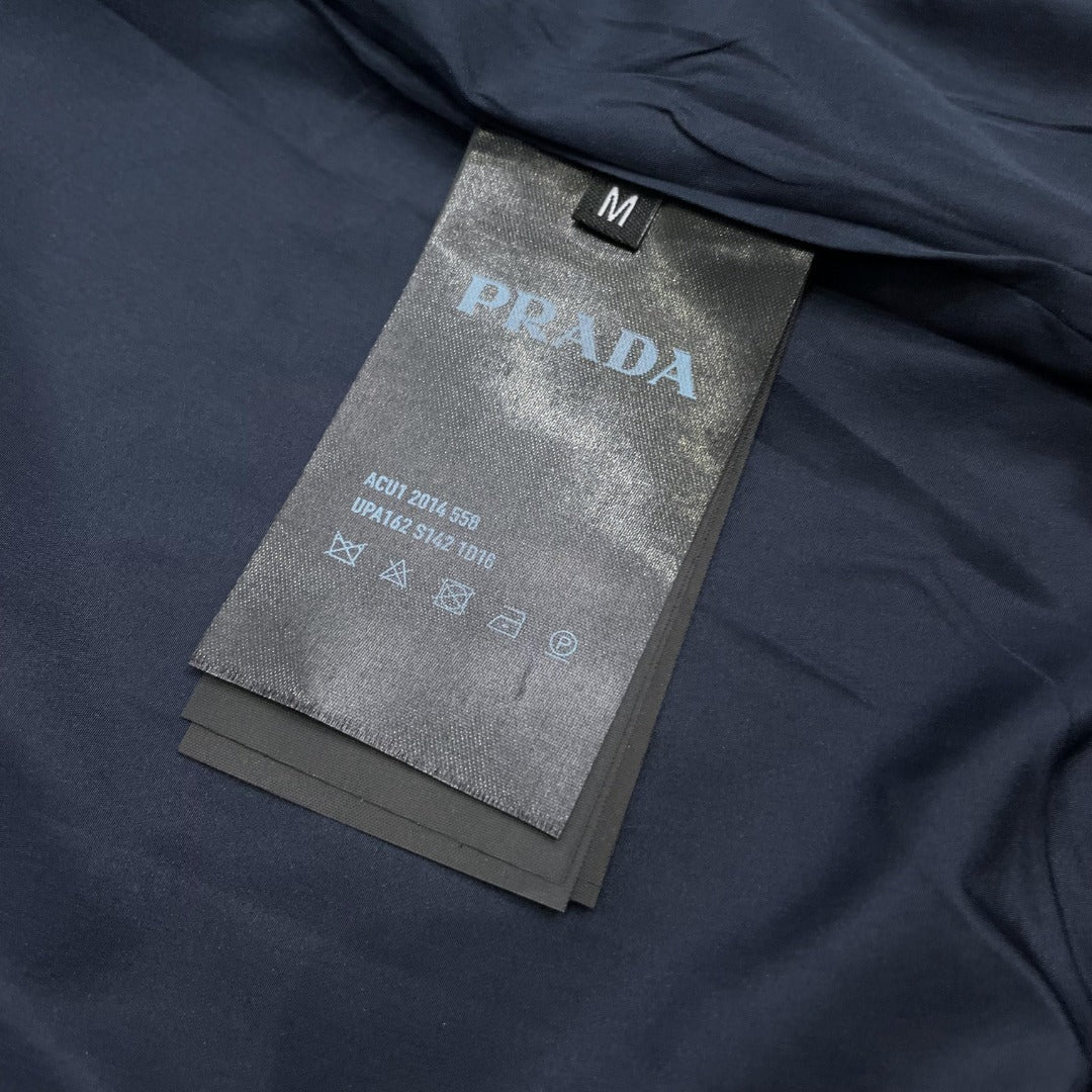 PRADA Classic Re-Nylon Badge Zip Jacket – Unisex Reversible Outerwear