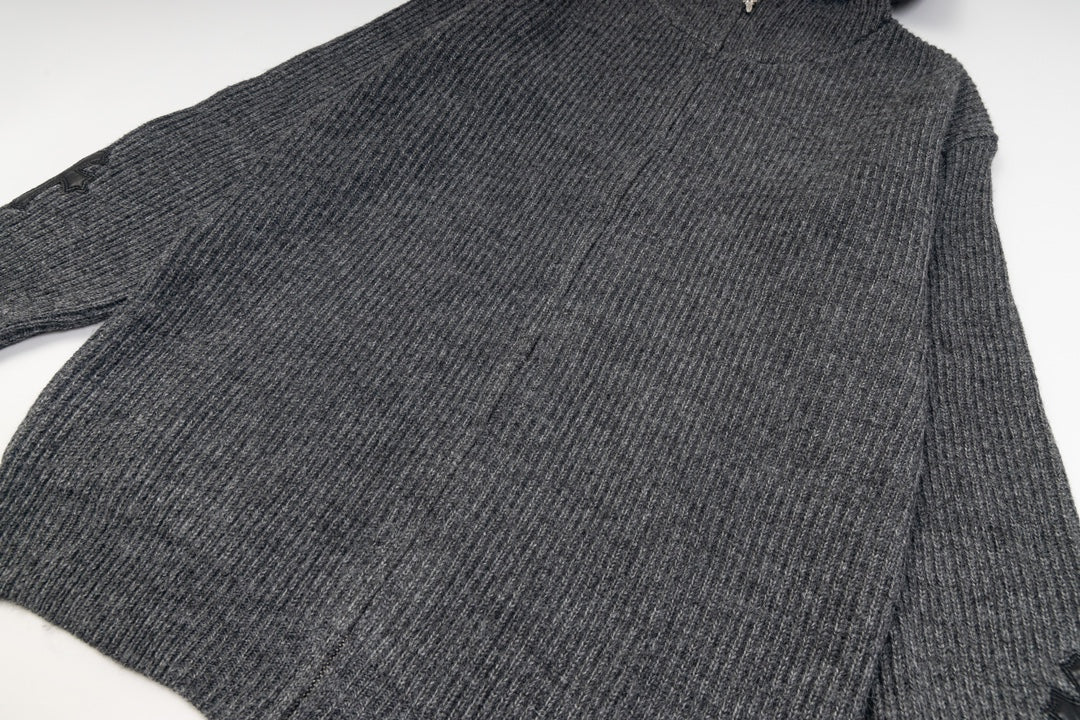 Chrome Hearts 0C31 Autumn/Winter Knit Hoodie – Unisex Business-Casual Sweater