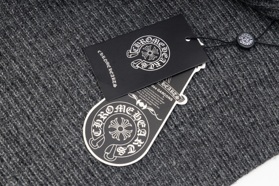 Chrome Hearts 0C31 Autumn/Winter Knit Hoodie – Unisex Business-Casual Sweater