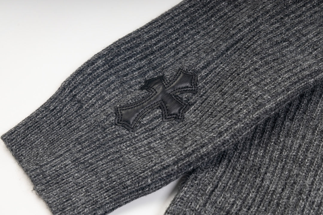 Chrome Hearts 0C31 Autumn/Winter Knit Hoodie – Unisex Business-Casual Sweater