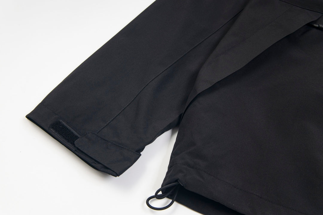 PRADA 1F5 Windbreaker Jacket – Unisex Detachable Hood Casual Outerwear