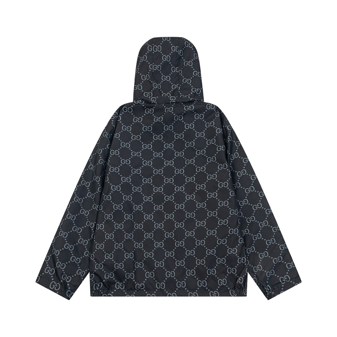 Gucci 21FW Reversible Logo Jacket – Unisex Double-Sided Vintage Outerwear