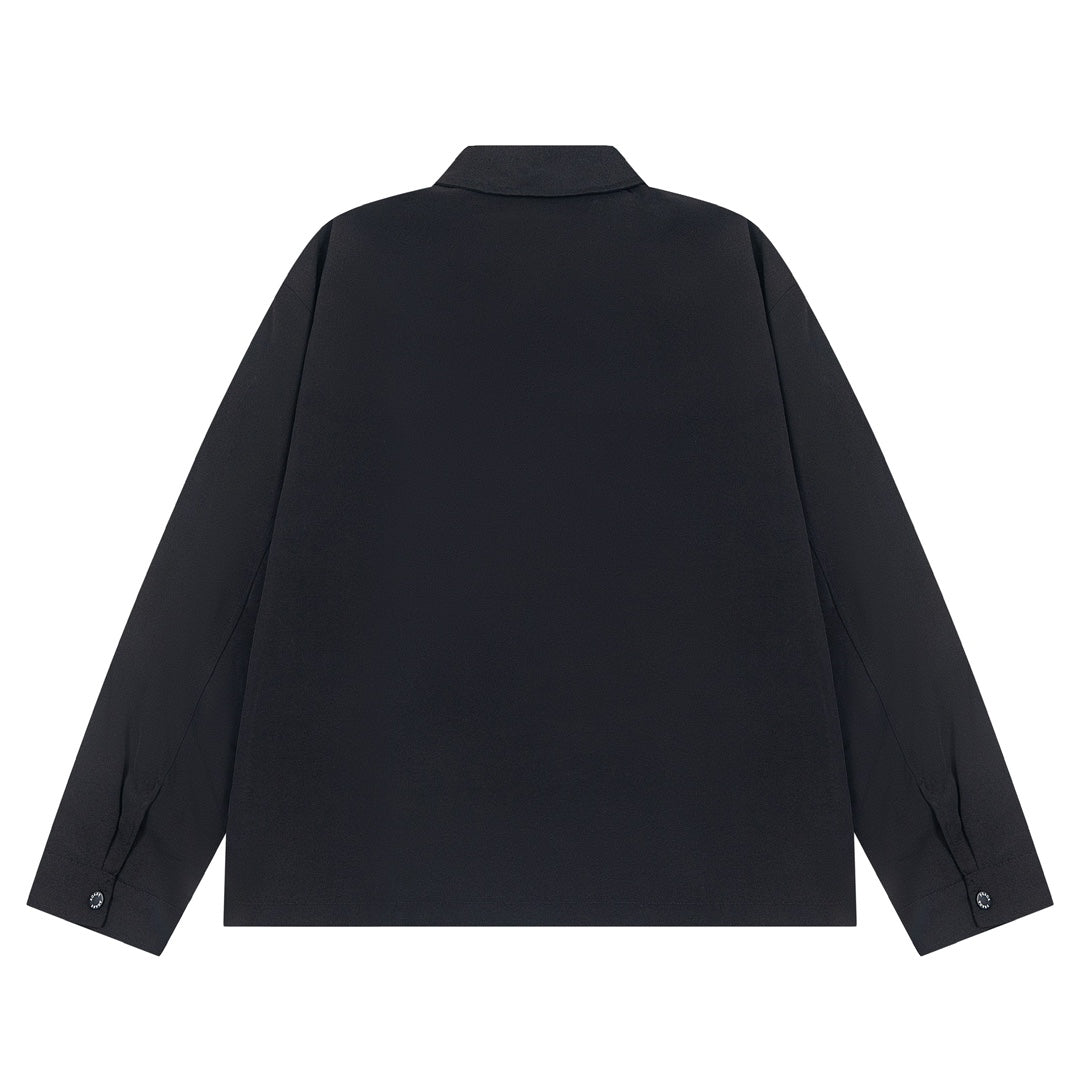 Prada 24SS Technical Workwear Jacket – Unisex Multi-Pocket Streetwear Outerwear