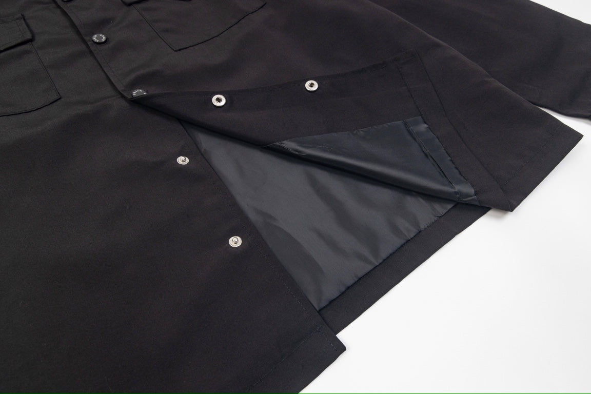 Prada 24SS Technical Workwear Jacket – Unisex Multi-Pocket Streetwear Outerwear