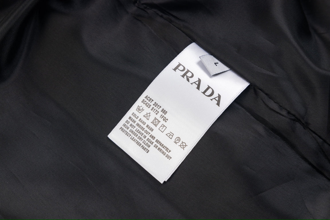 Prada 24SS Technical Workwear Jacket – Unisex Multi-Pocket Streetwear Outerwear