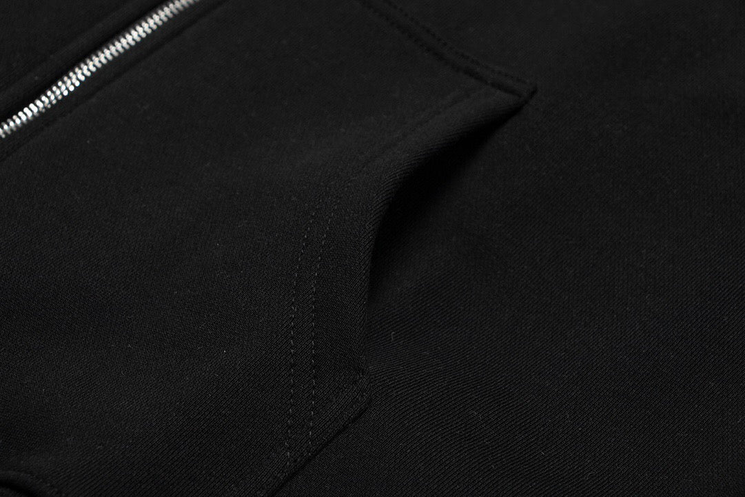 CELINE #210 Embroidered Logo Hoodie – Unisex Oversized Luxury Cotton Sweatshirt