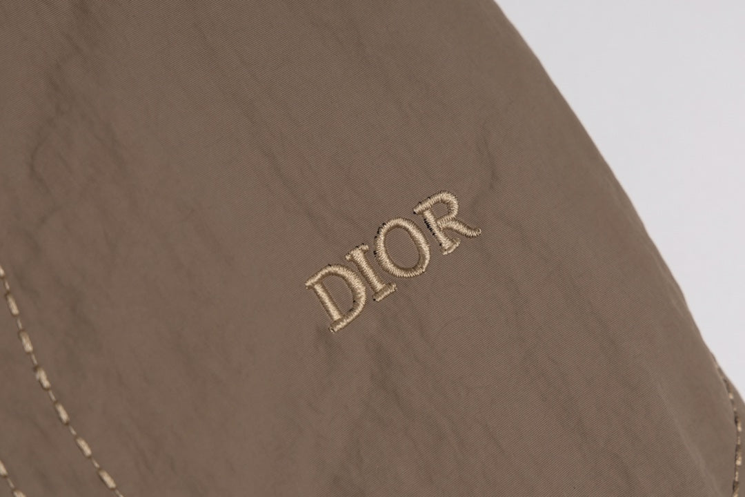 Dior × Stone Island Habotai Silk Blend Flight Jacket – Unisex Black Pilot Jacket