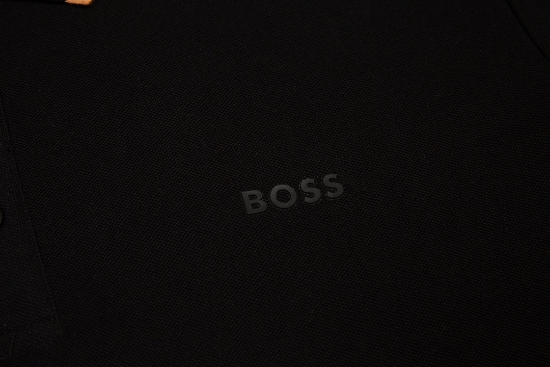 Boss 2024 New Men’s Summer Short-Sleeve Polo Shirt – Classic Slim Fit, Breathable & Stylish