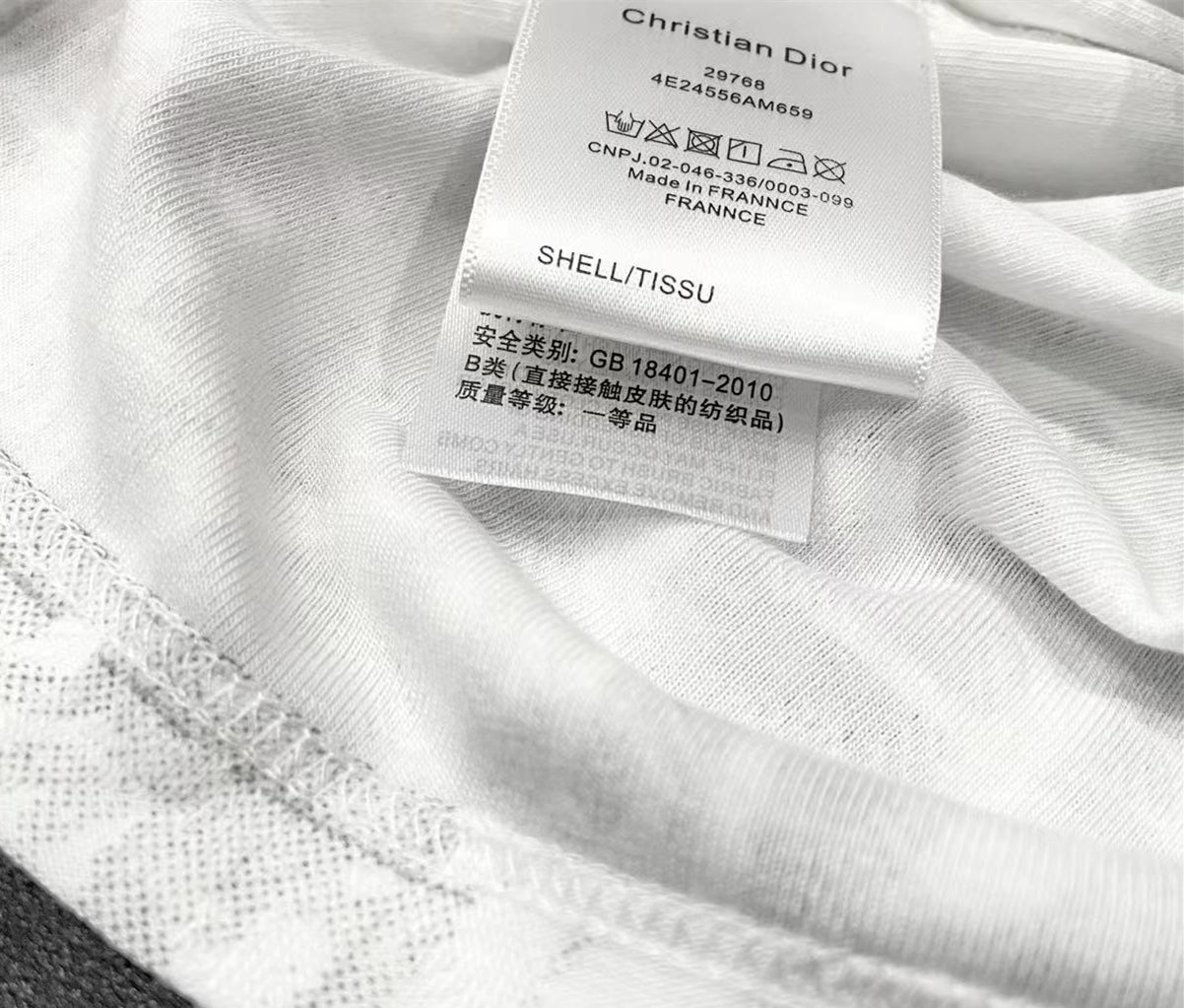 Dior 2024 Summer Luxury T-Shirt – Premium Tencel Cotton, Designer Round Neck Tee