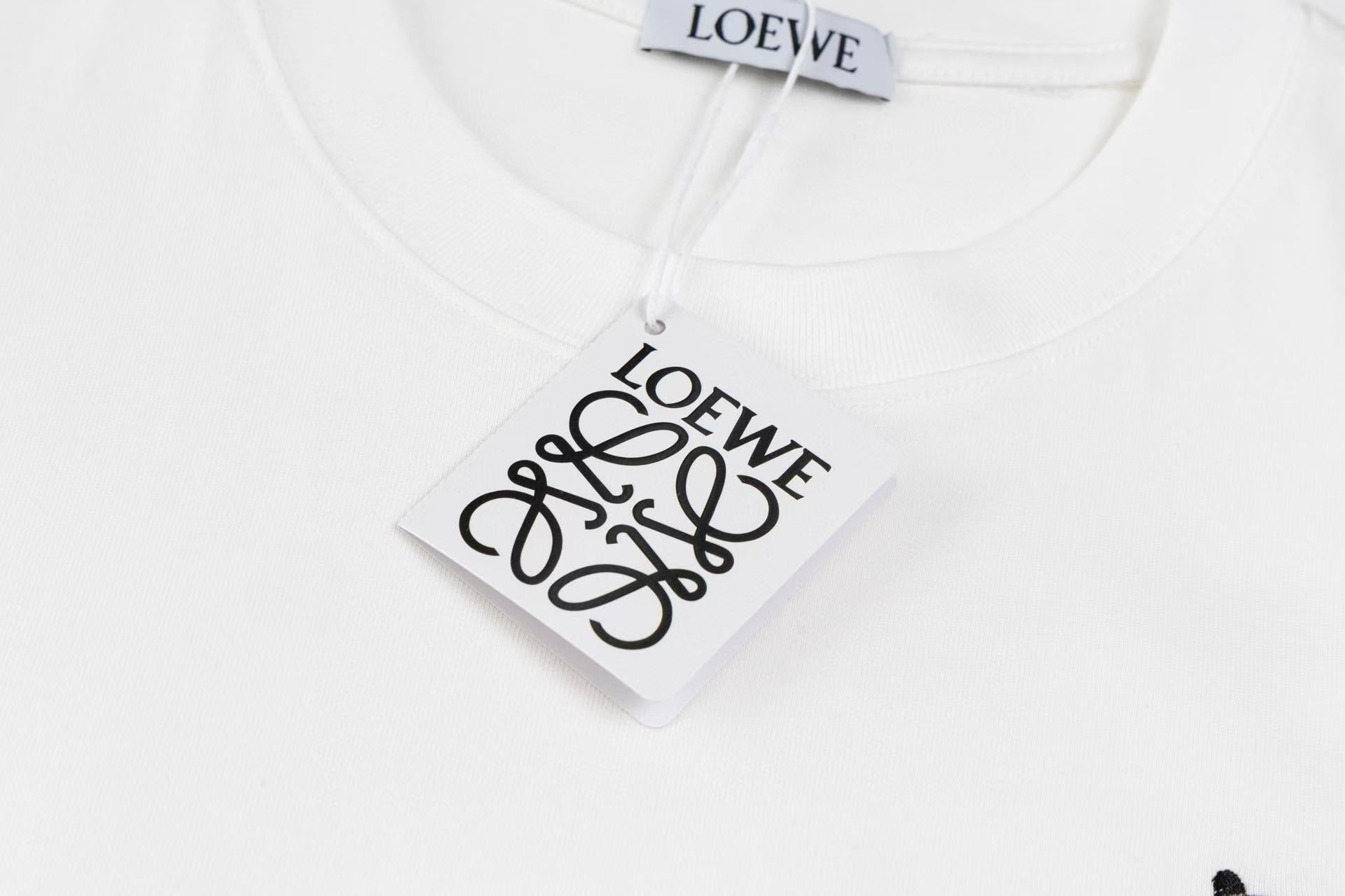 Loewe 2025 Summer New Collection – Luxury Logo Cotton T-Shirt