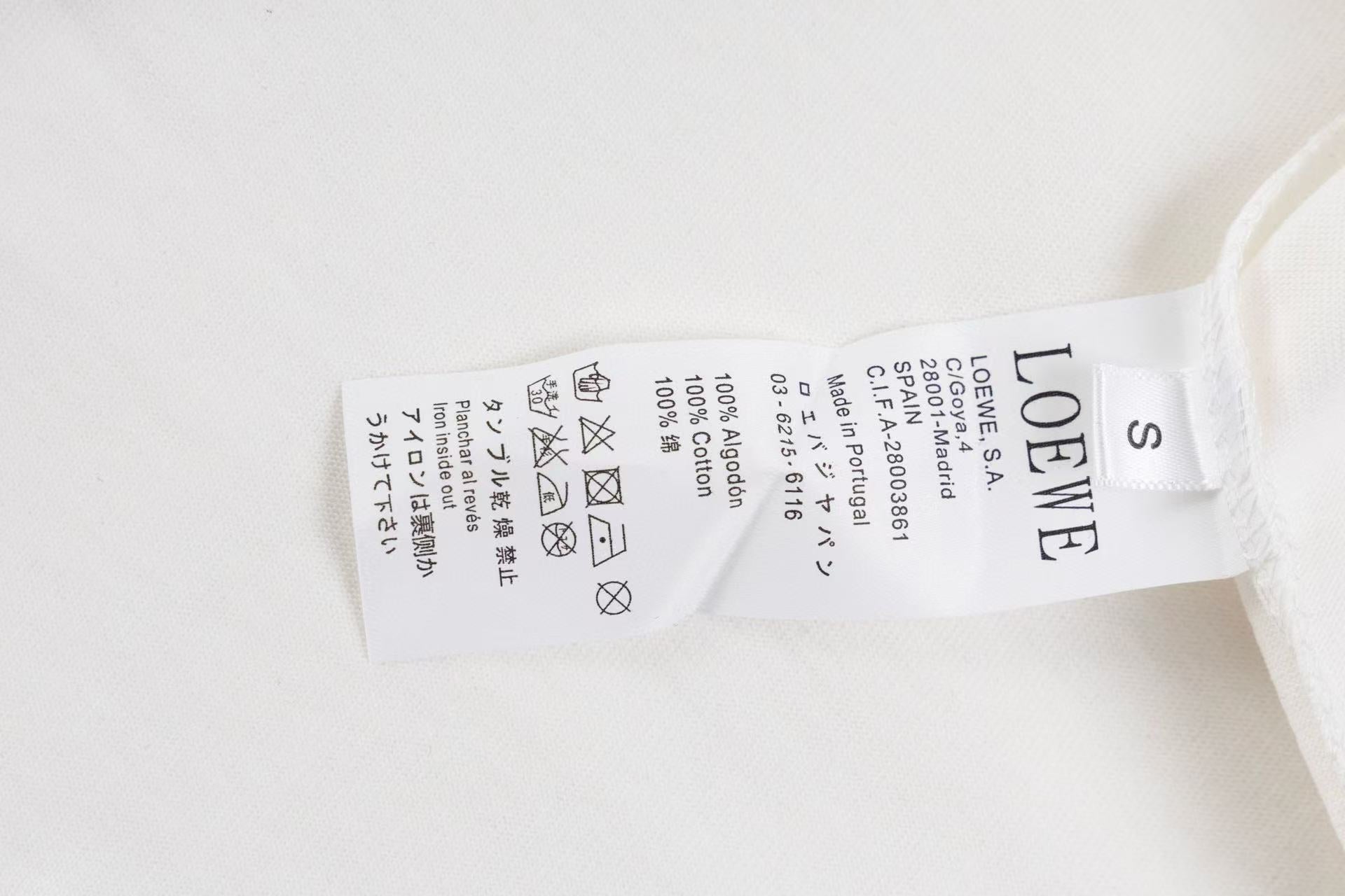 Loewe 2025 Summer New Collection – Luxury Logo Cotton T-Shirt