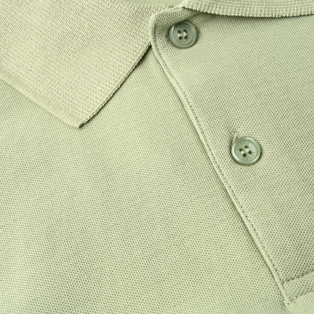 Loewe Embroidered Logo Polo Shirt in Textured Piqué Cotton