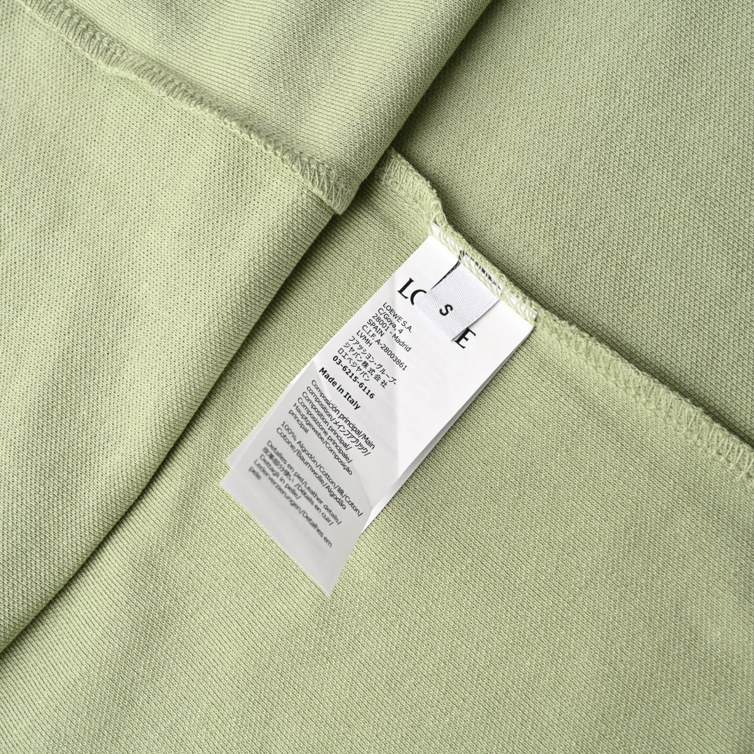 Loewe Embroidered Logo Polo Shirt in Textured Piqué Cotton