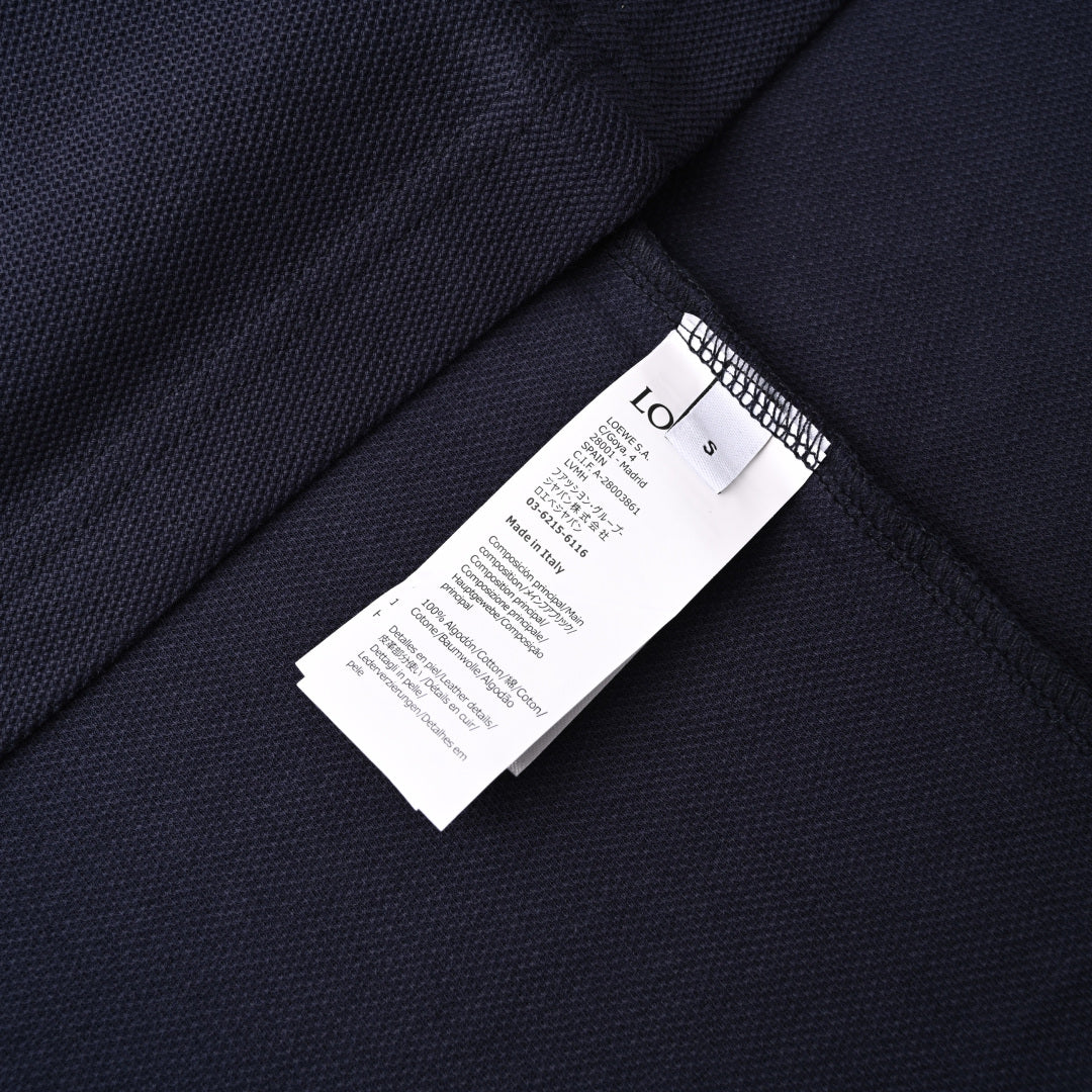 Loewe Embroidered Logo Polo Shirt – Premium Piqué Cotton, Luxury Summer Polo