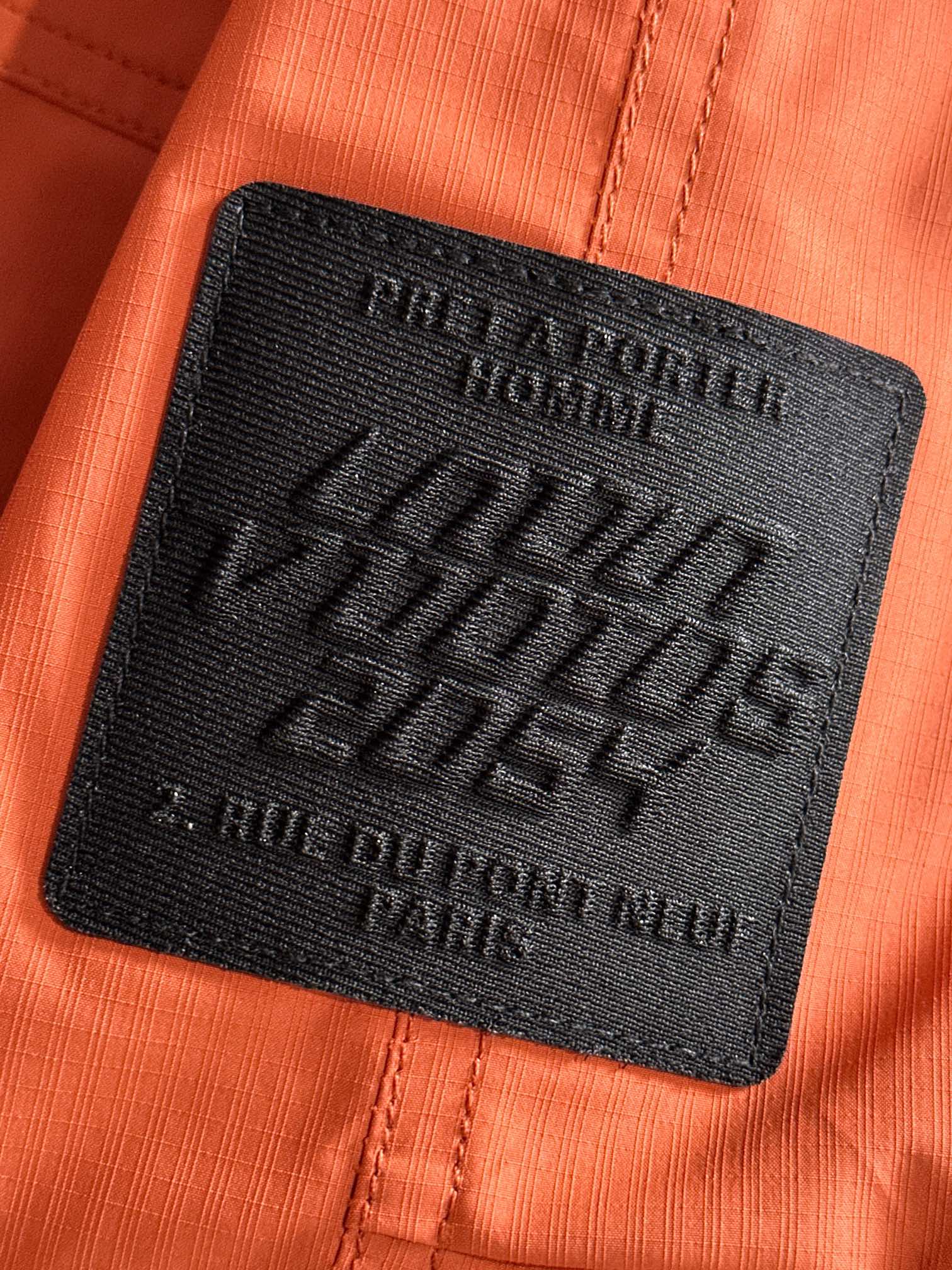 LV Fall Winter 2024 Nylon Trench Jacket with Lapel | Iconic Urban Elegance