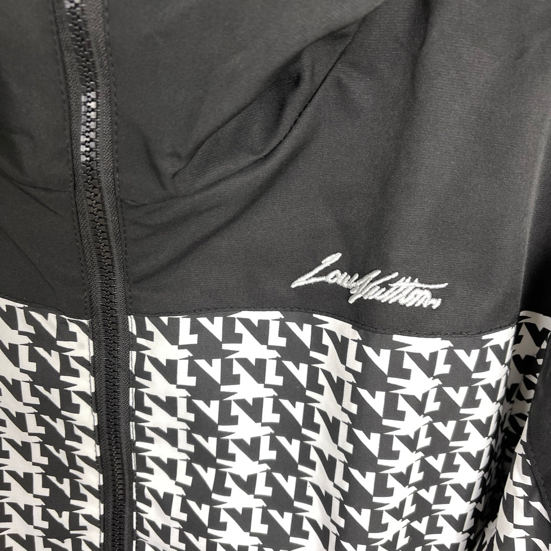 LV Houndstooth Patchwork Jacket | Spring Unisex Luxury Fashion Piece