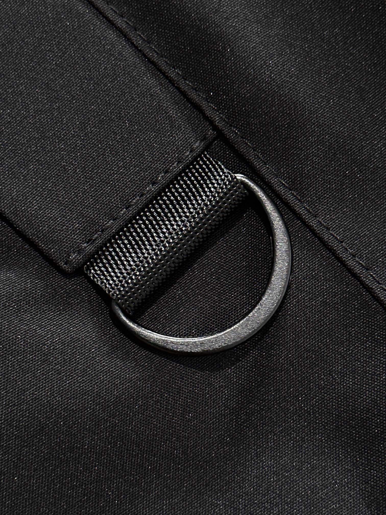 LV Fall Winter 2024 Hooded Nylon Zip Trench Jacket | Lightweight Urban Luxury