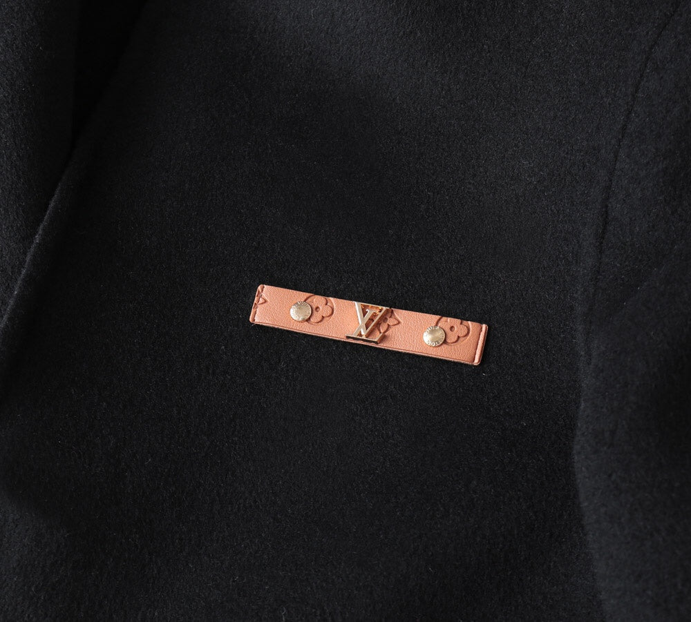 LOUIS VUITTON Men’s Double-Faced Wool Coat | Handcrafted Haute Couture Outerwear FW24 M-3XL