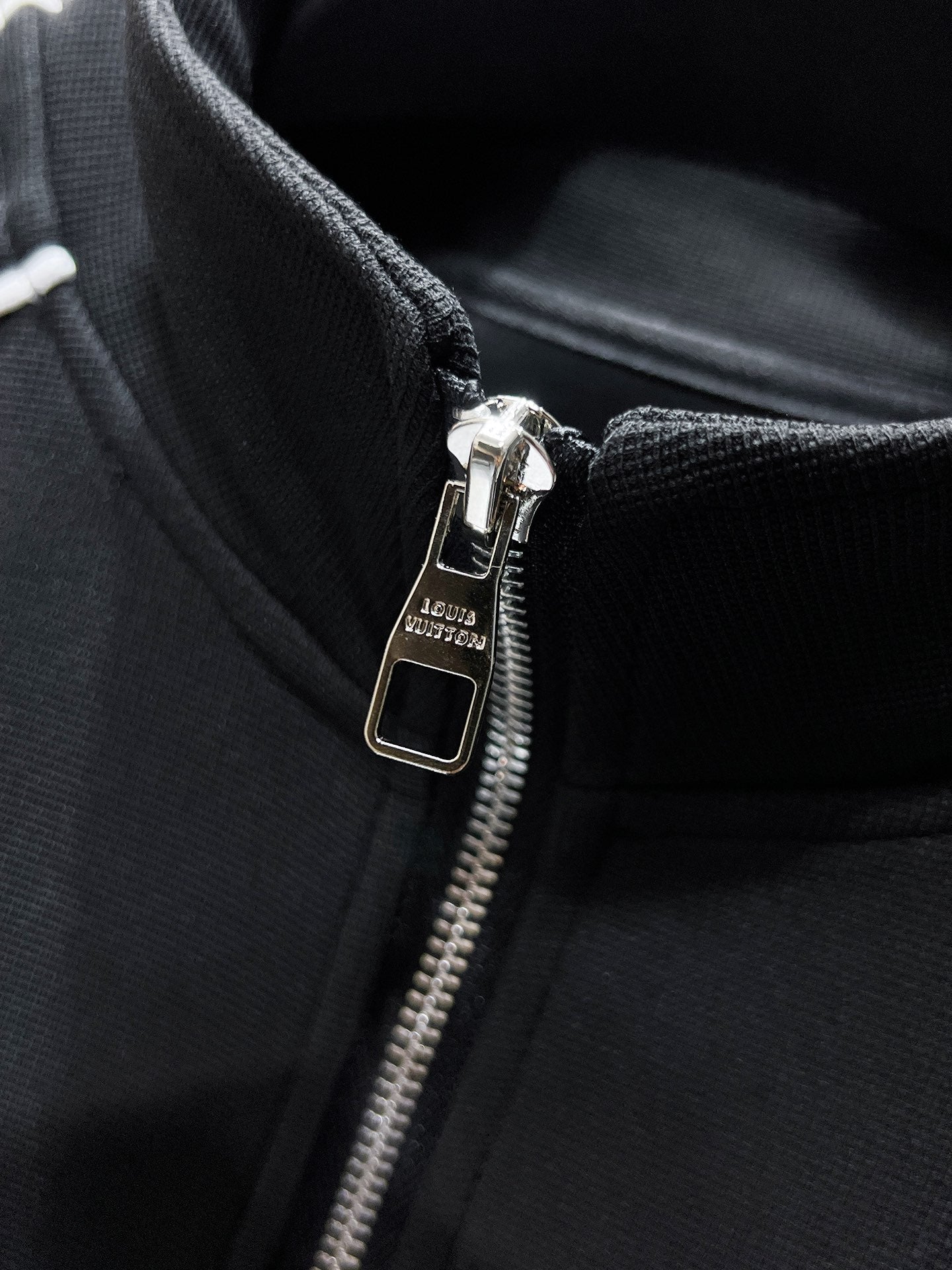LV Men’s 2024SS Logo Tracksuit – Premium Custom Fabric, Zip Jacket & Joggers, Casual Luxury