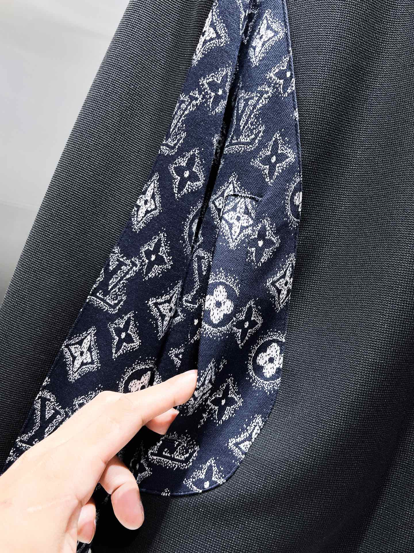 LV Men’s 2024SS Logo Tracksuit – Exclusive Custom Fabric, Zip Jacket & Joggers, Luxury Casualwear