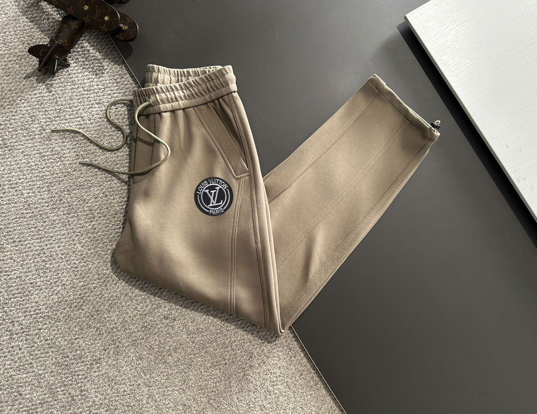 Louis Vuitton 2024 FW Elastic Waist Casual Pants | Breathable Premium Fabric | M–4XL