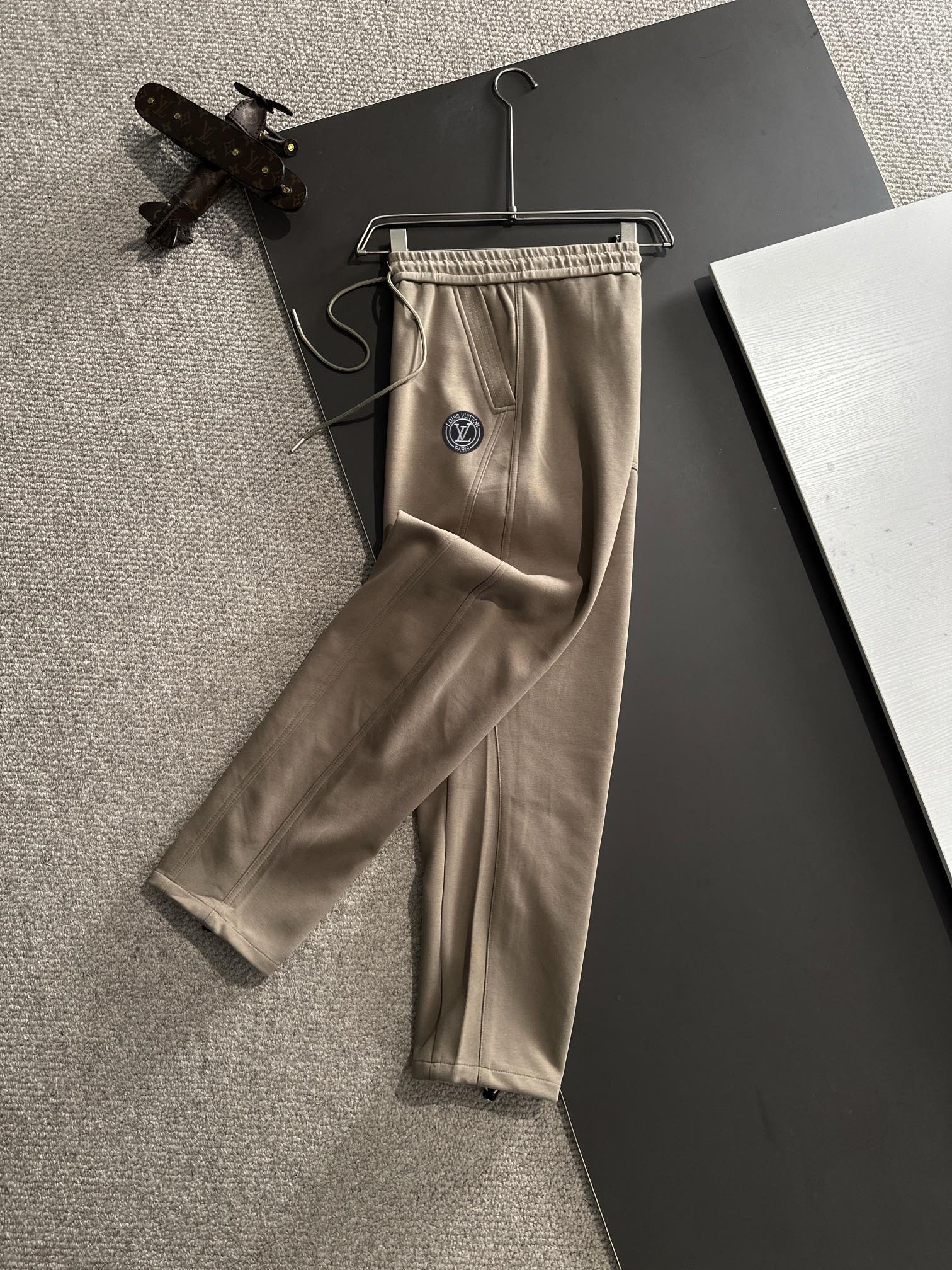 Louis Vuitton 2024 FW Elastic Waist Casual Pants | Breathable Premium Fabric | M–4XL