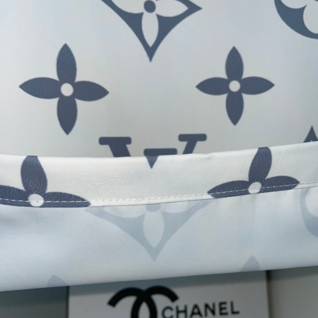 Louis Vuitton 2024 SS Men's Shorts | Fashion Beach Pants | Premium Digital Print | Quick-Dry Nylon | M–3XL