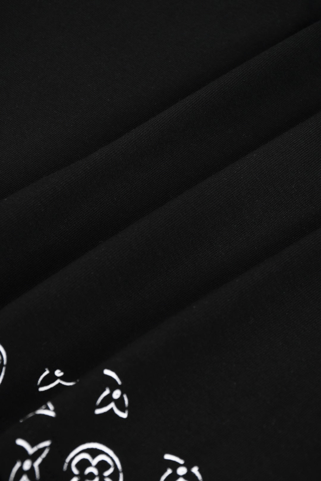 Louis Vuitton 25SS Classic Monogram Letter Logo Short Sleeve Cotton T-Shirt – White / Black, XS-L