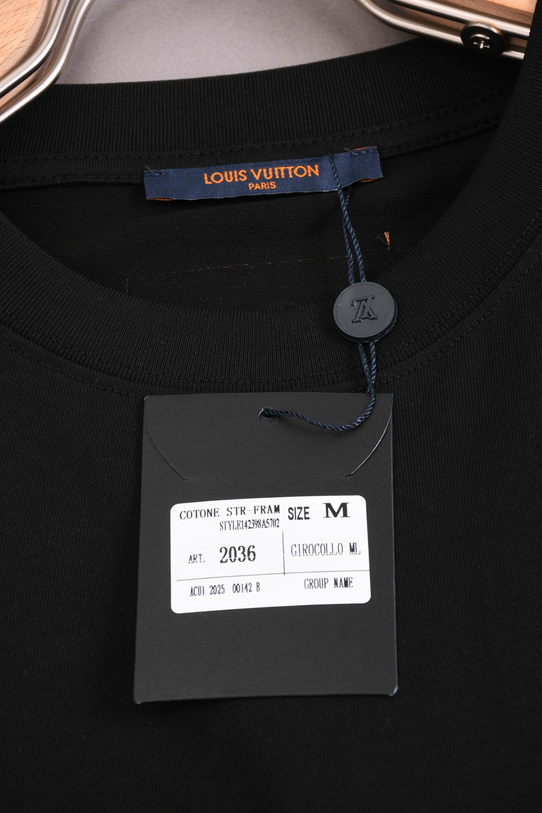 Louis Vuitton 25SS Triple Monogram Letter Front Print & Oversized Back Logo Cotton T-Shirt – White / Black / Gray, XS-L