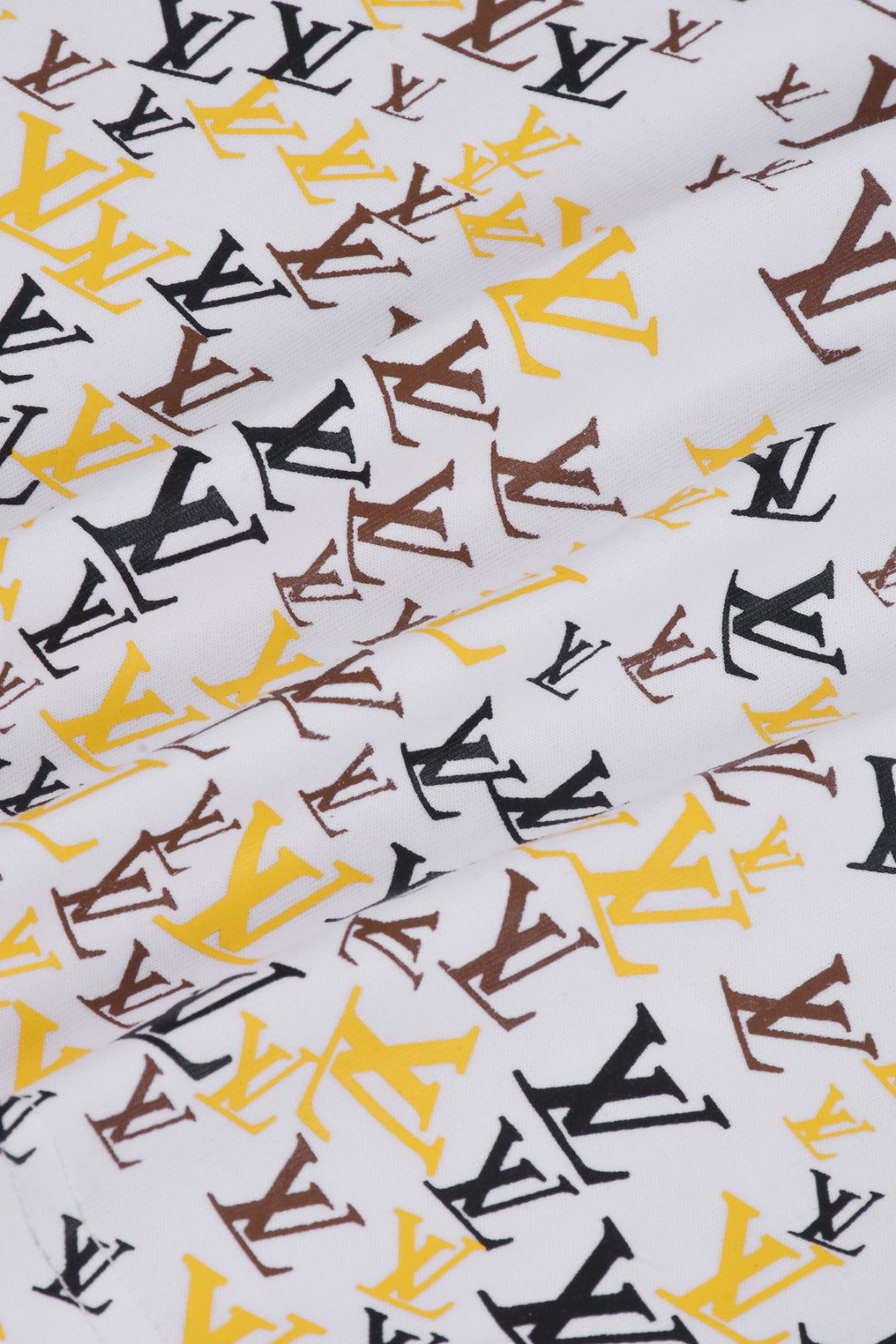 Louis Vuitton 25SS Allover Mini Monogram Logo Cotton T-Shirt – White / Black, XS-L